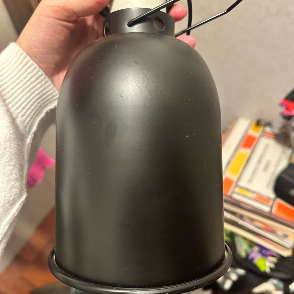 Matte Black Pendant Light